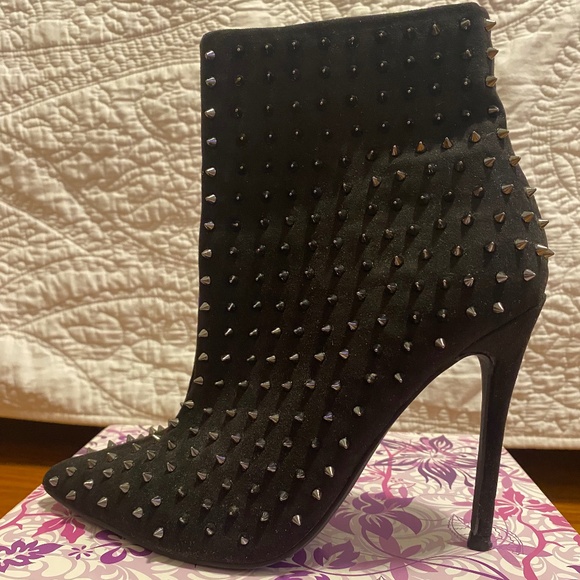 Steve Madden spike bootie, Sz 6.5, Black - Picture 5 of 6
